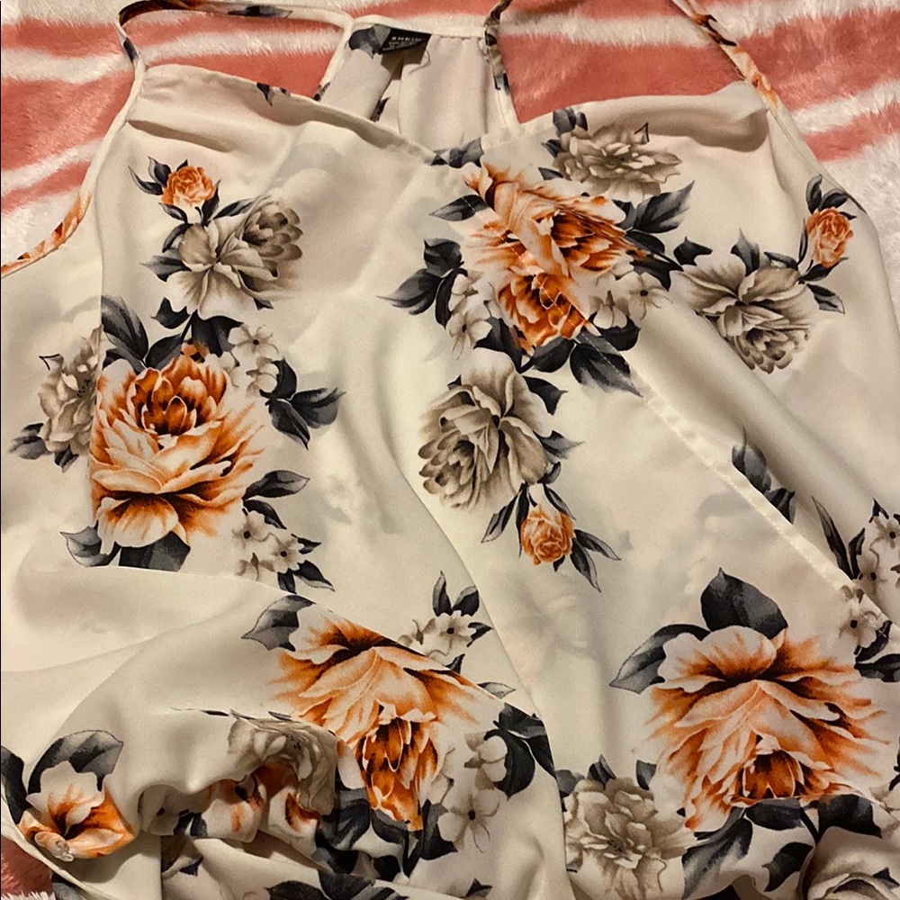 Floral Halter Top